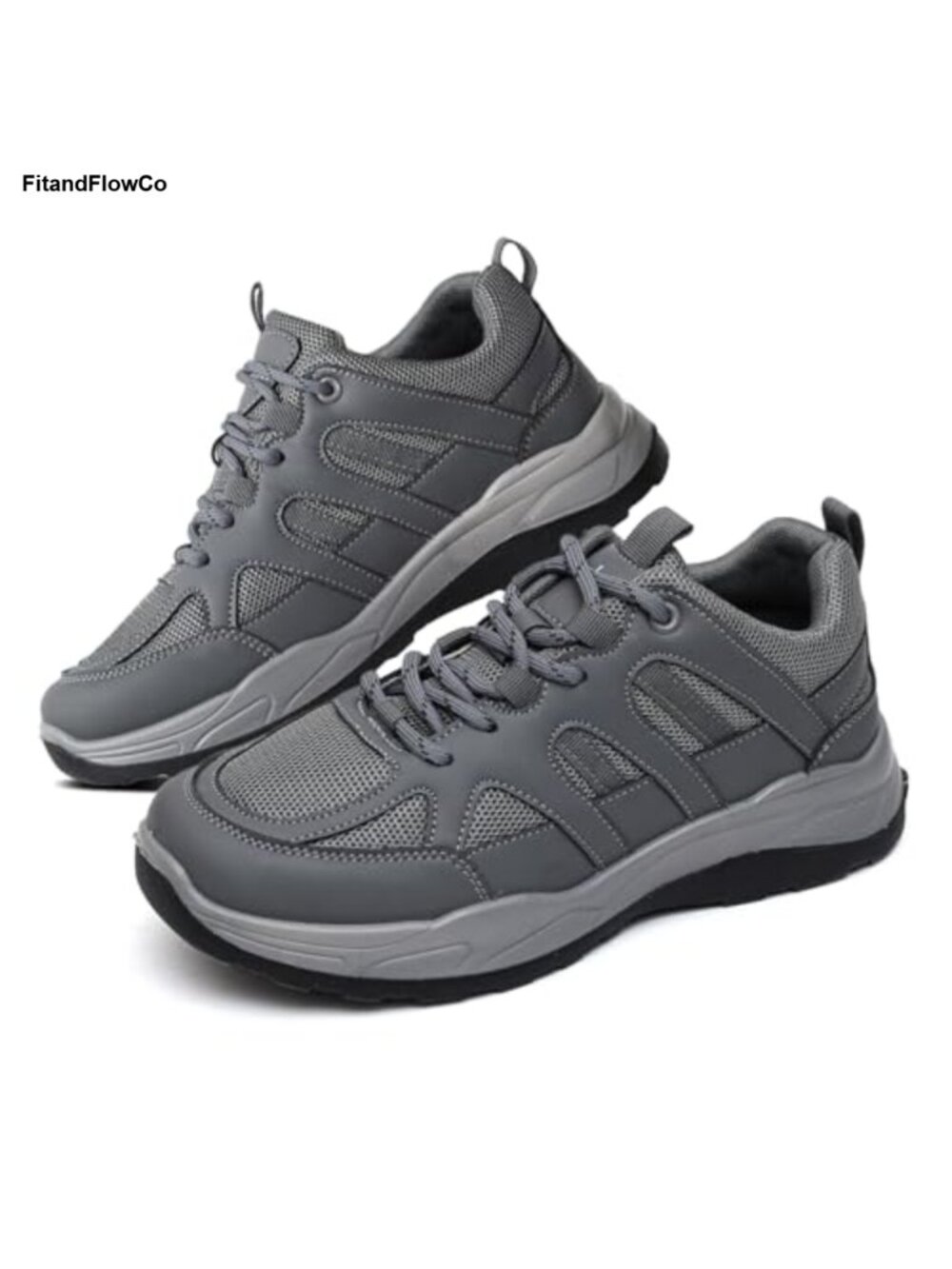 Women's Walking Sneakers Breathable Mesh Athletic Shoes Lightweight Lace-Up